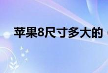 蘋果8尺寸多大的（蘋果8尺寸多少厘米）