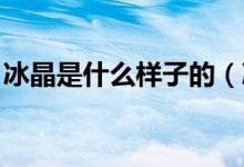 冰晶是什么樣子的（冰晶是什么 冰晶的意思）