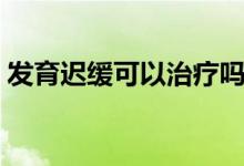 發(fā)育遲緩可以治療嗎（發(fā)育遲緩癥能治愈嗎）