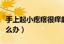 手上起小疙瘩很癢起皮（手上起小疙瘩很癢怎么辦）
