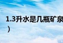 1.3升水是幾瓶礦泉水（1.2升水是幾瓶礦泉水）