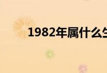 1982年屬什么生肖（1982年屬狗）
