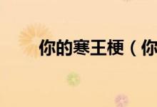 你的寒王梗（你個(gè)寒王是什么意思）