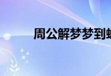 周公解夢夢到蛇（夢到蛇的解釋）