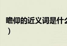 瞻仰的近義詞是什么（和瞻仰意思相近的詞語(yǔ)）