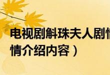 電視劇斛珠夫人劇情介紹（電視劇斛珠夫人劇情介紹內(nèi)容）