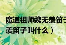 魔道祖師魏無(wú)羨笛子曲純音樂(lè)（魔道祖師魏無(wú)羨笛子叫什么）