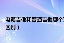 電箱吉他和普通吉他哪個更好（電箱吉他和普通吉他有什么區(qū)別）