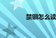 禁錮怎么讀（禁錮的意思）