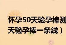 懷孕50天驗(yàn)孕棒測(cè)不出來(lái)怎么回事（懷孕50天驗(yàn)孕棒一條線）
