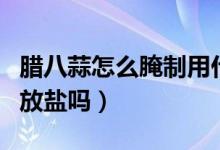 臘八蒜怎么腌制用什么醋（臘八蒜怎么腌制用放鹽嗎）