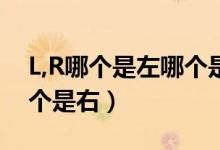 L,R哪個是左哪個是右（請問r和l哪個是左哪個是右）