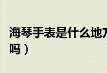 海琴手表是什么地方生產(chǎn)的（海琴手表是名牌嗎）