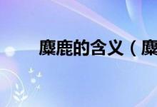 麋鹿的含義（麋鹿到底是什么含義）