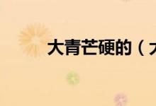 大青芒硬的（大青芒硬的能吃嗎）