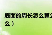 底面的周長怎么算公式（底面周長的公式是什么）
