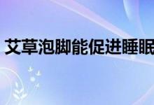 艾草泡腳能促進(jìn)睡眠嗎（艾草泡腳能減肥嗎）