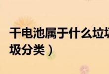 干電池屬于什么垃圾分類（干電池屬于什么垃圾分類）