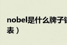nobel是什么牌子鋼琴（nobel是什么牌子手表）