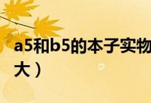 a5和b5的本子實(shí)物對(duì)比（a5和b5的本子哪個(gè)大）