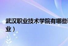 武漢職業(yè)技術(shù)學(xué)院有哪些科目（武漢職業(yè)技術(shù)學(xué)院有哪些專業(yè)）