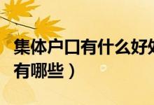 集體戶口有什么好處和壞處（集體戶口的弊端有哪些）