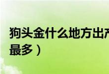 狗頭金什么地方出產(chǎn)（國內(nèi)這幾個(gè)地方狗頭金最多）