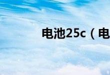 電池25c（電池中25C是什么）