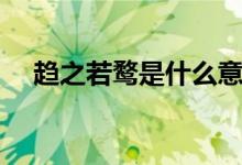 趨之若鶩是什么意思（一起來(lái)積累成語(yǔ)）