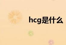 hcg是什么（hcg專業(yè)解釋）