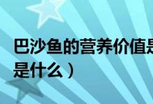 巴沙魚的營養(yǎng)價值是什么（巴沙魚的營養(yǎng)價值是什么）