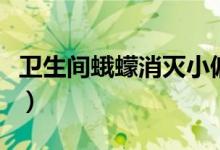 衛(wèi)生間蛾蠓消滅小偏方（如何消滅衛(wèi)生間蛾蠓）