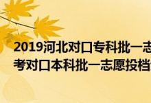 2019河北對(duì)口專科批一志愿投檔分?jǐn)?shù)線統(tǒng)計(jì)（2018河北高考對(duì)口本科批一志愿投檔分?jǐn)?shù)線）
