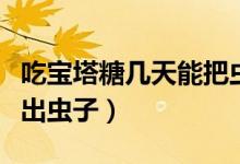 吃寶塔糖幾天能把蟲(chóng)子拉完（寶塔糖多久會(huì)拉出蟲(chóng)子）