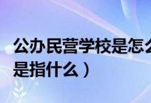 公辦民營(yíng)學(xué)校是怎么發(fā)工資的（公辦民營(yíng)學(xué)校是指什么）