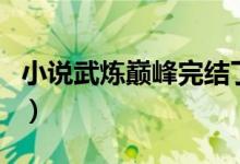 小說武煉巔峰完結(jié)了嗎（小說武煉巔峰大結(jié)局）