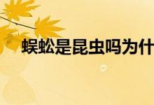 蜈蚣是昆蟲嗎為什么（蜈蚣是昆蟲類嗎）