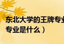 東北大學(xué)的王牌專業(yè)有哪些（東北大學(xué)的王牌專業(yè)是什么）