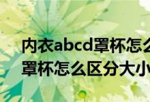 內(nèi)衣abcd罩杯怎么區(qū)分大小34（內(nèi)衣abcd罩杯怎么區(qū)分大?。?class=