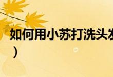 如何用小蘇打洗頭發(fā)（如何用小蘇打洗白衣服）