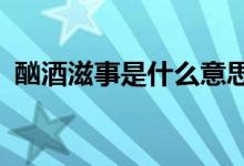 酗酒滋事是什么意思（相機(jī)中s是什么意思）