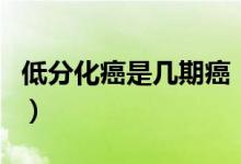 低分化癌是幾期癌（低分化癌一定是中晚期嗎）