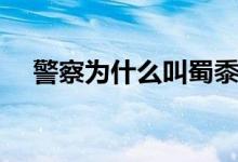 警察為什么叫蜀黍（警察為什么叫蜀黍）
