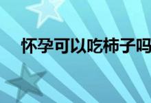 懷孕可以吃柿子嗎（懷孕可以吃蕨菜嗎）