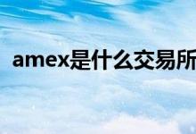 amex是什么交易所（amex是什么信用卡）