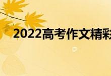 2022高考作文精彩開頭結(jié)尾（必備素材）