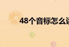 48個(gè)音標(biāo)怎么讀（48個(gè)音標(biāo)如下）