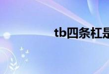 tb四條杠是什么服裝品牌