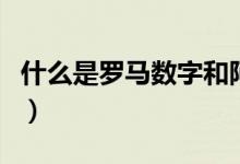 什么是羅馬數(shù)字和阿拉伯?dāng)?shù)字（什么是羅馬音）