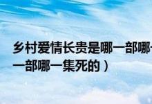 鄉(xiāng)村愛情長貴是哪一部哪一集死的視頻（鄉(xiāng)村愛情長貴是哪一部哪一集死的）